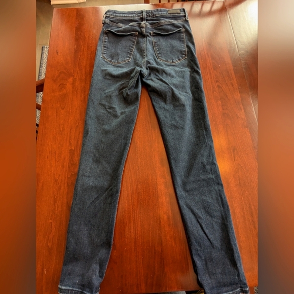 Abercrombie &  Fitch Super Skinny High Rise Jean, size 8R (29), dark wash - Picture 2 of 11